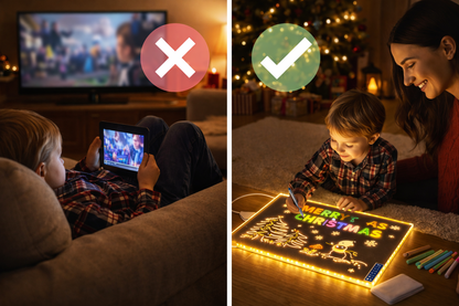 Tableta de dibujo LED para niños